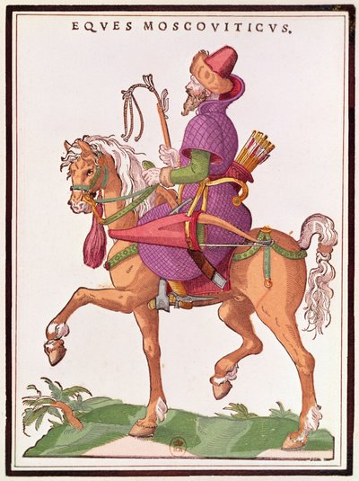 Costumes of the Countries of the North - Russian Horseman by French School